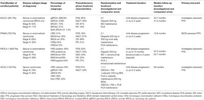 PARP Inhibitors in First-Line Therapy of Ovarian Cancer: Are There Any Doubts?